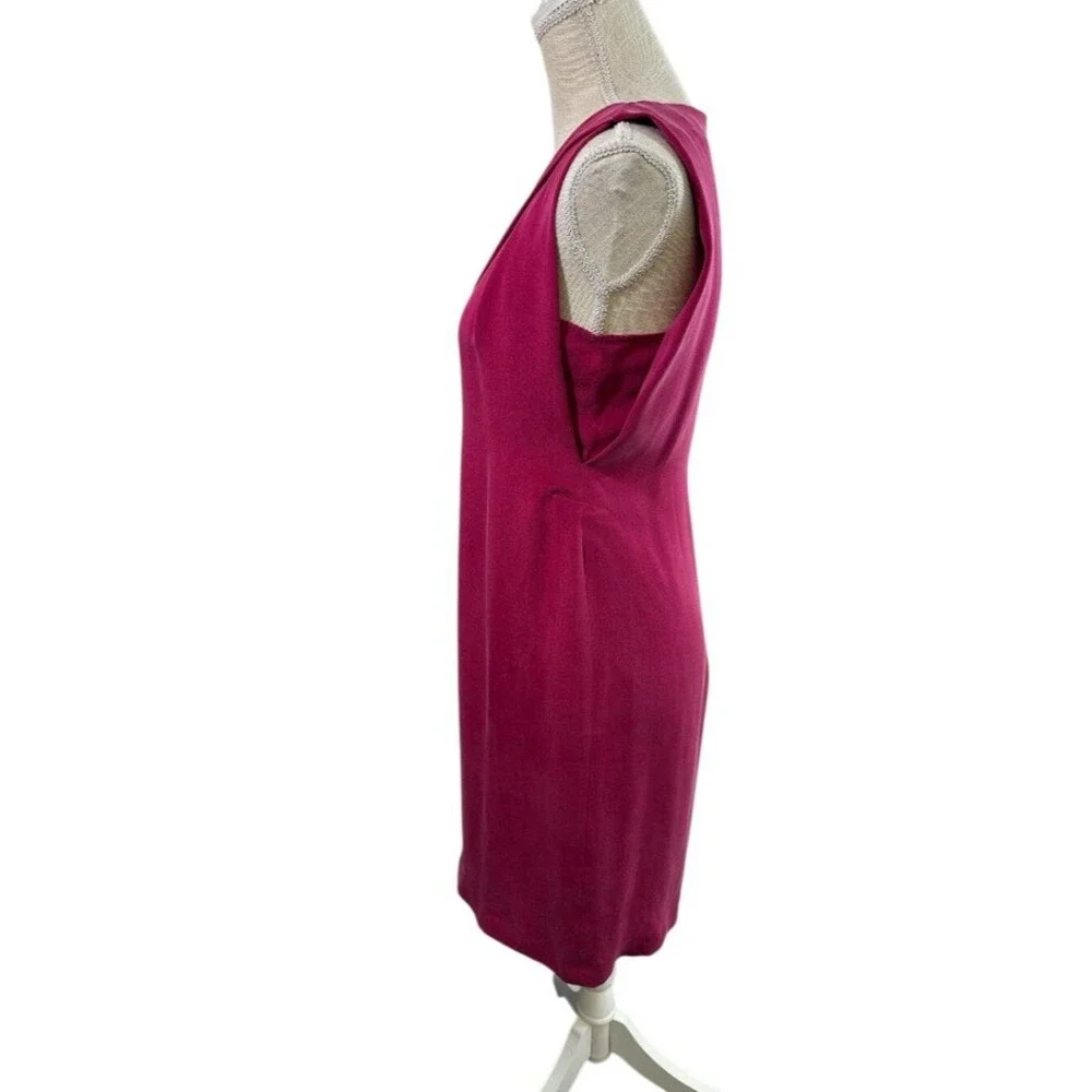 Max Mara Sleeveless Sheath Dress Sz 8 Minimalist Chic Workwear